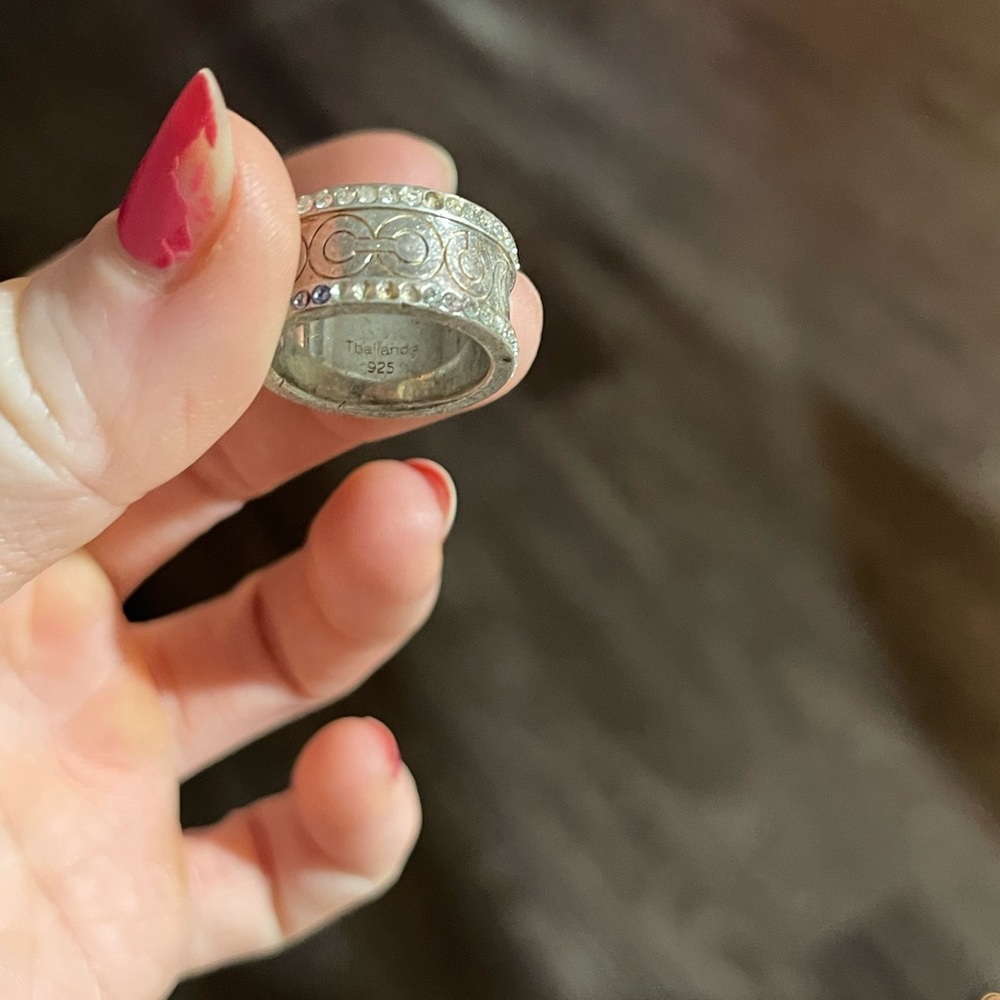 RARE Coach Vintage sterling silver 925 ring - Picture 6 of 8